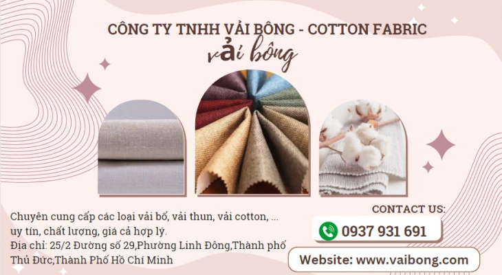 Tại sao phải chọn mua vải ở Công Ty Vải Bông?